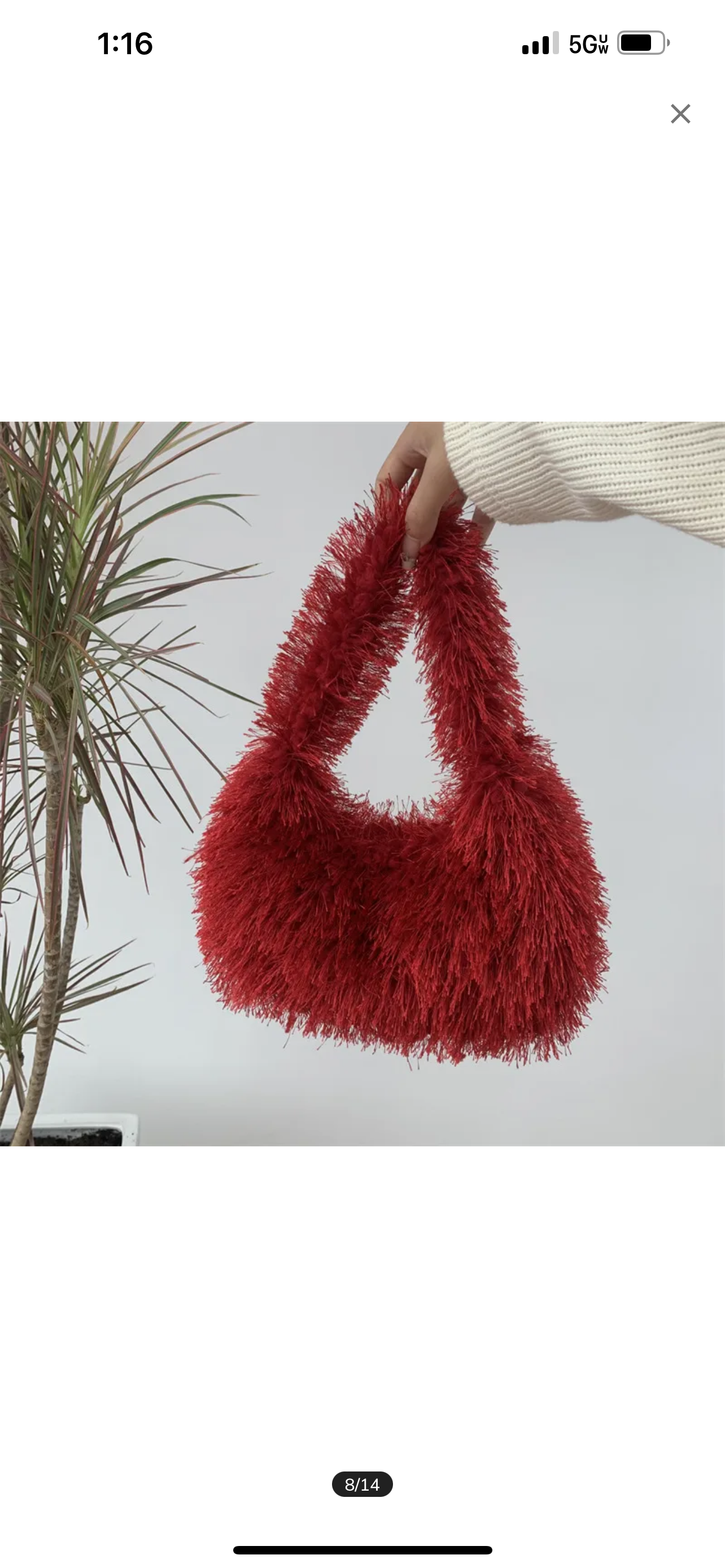 Fluffy purse