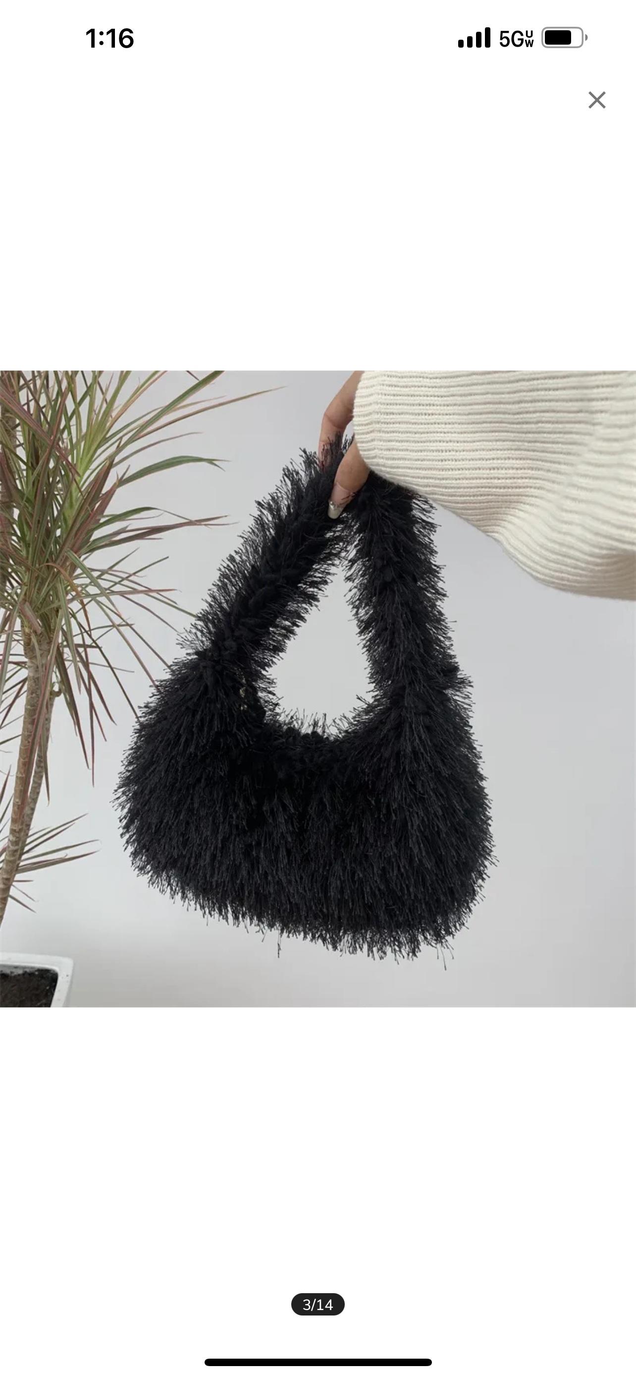 Fluffy purse