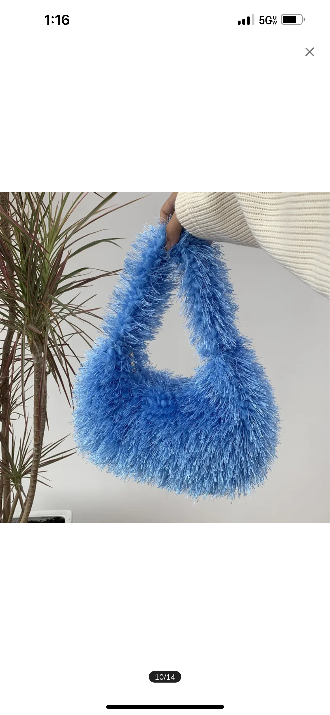 Fluffy purse