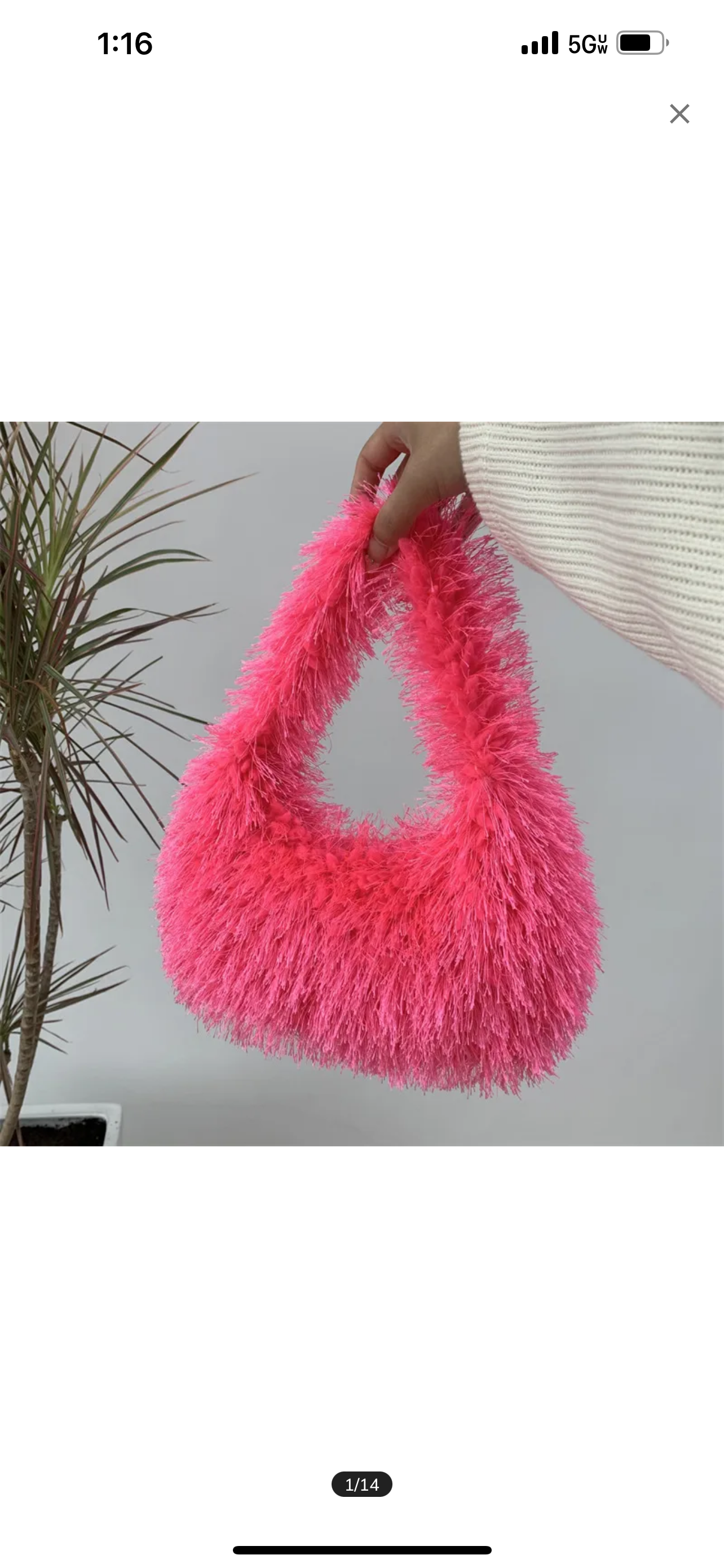Fluffy purse