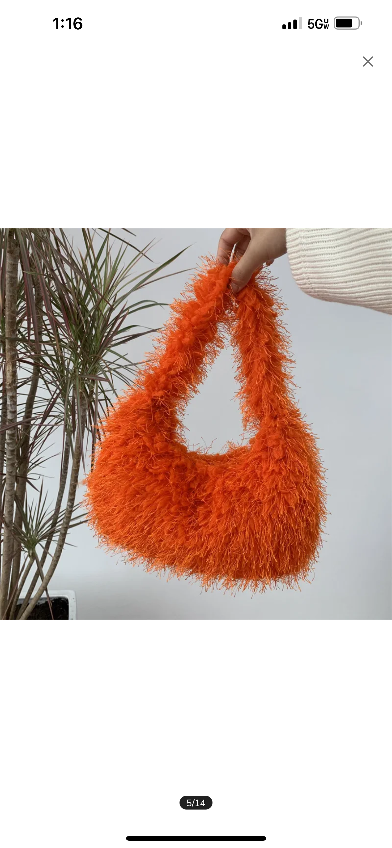 Fluffy purse