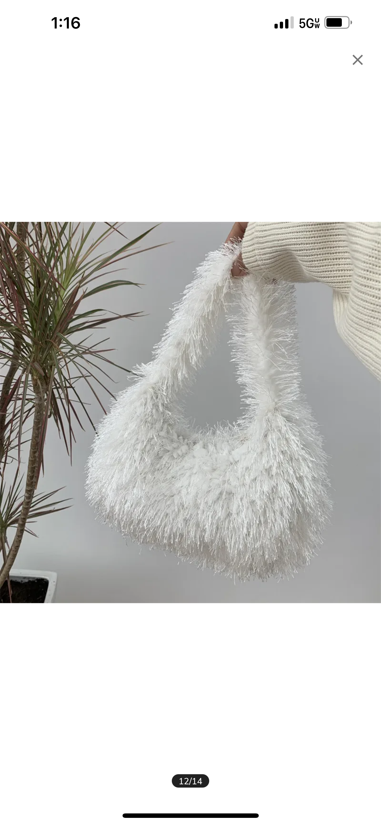 Fluffy purse