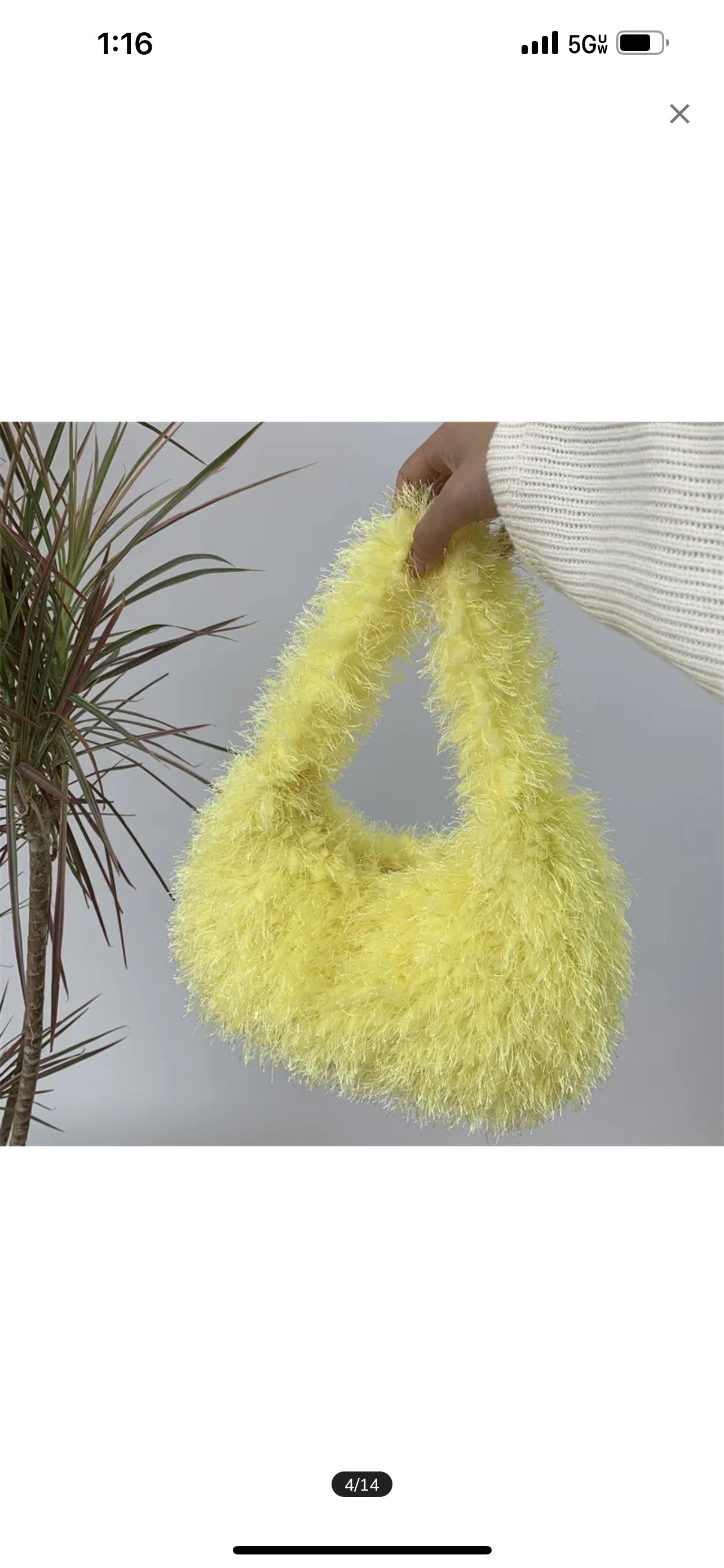 Fluffy purse