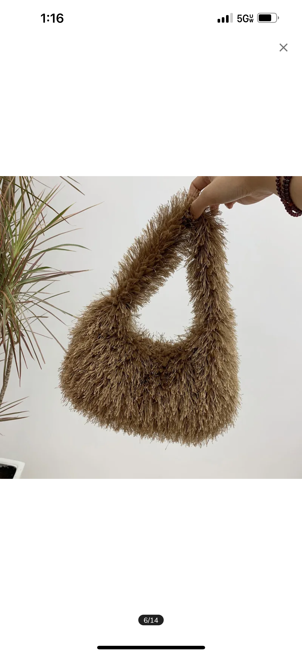 Fluffy purse