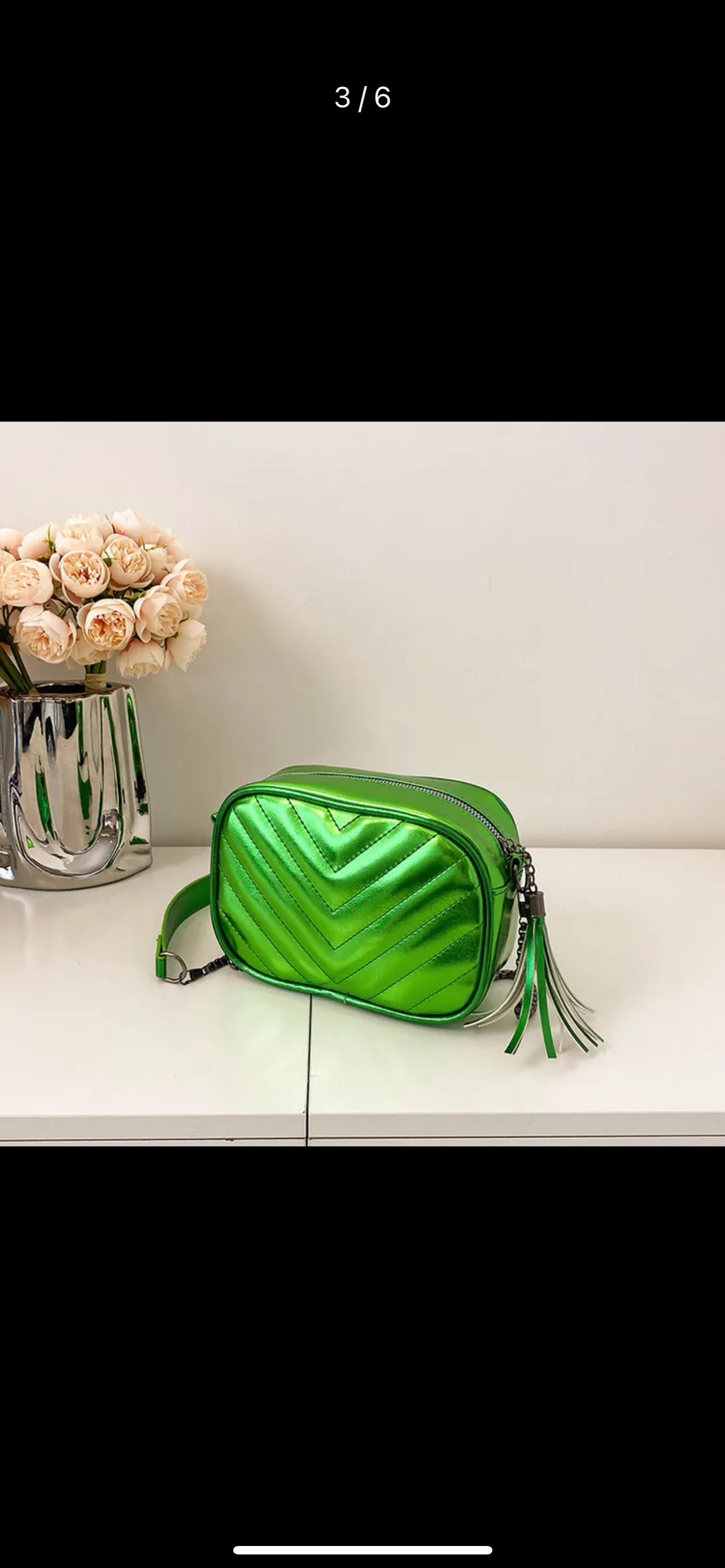 Metallic purse