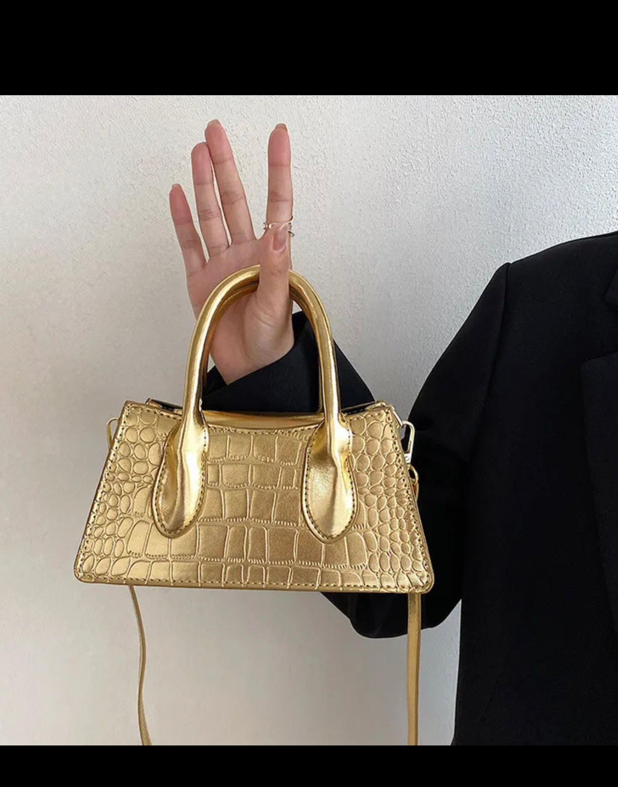Lalic metallic purse