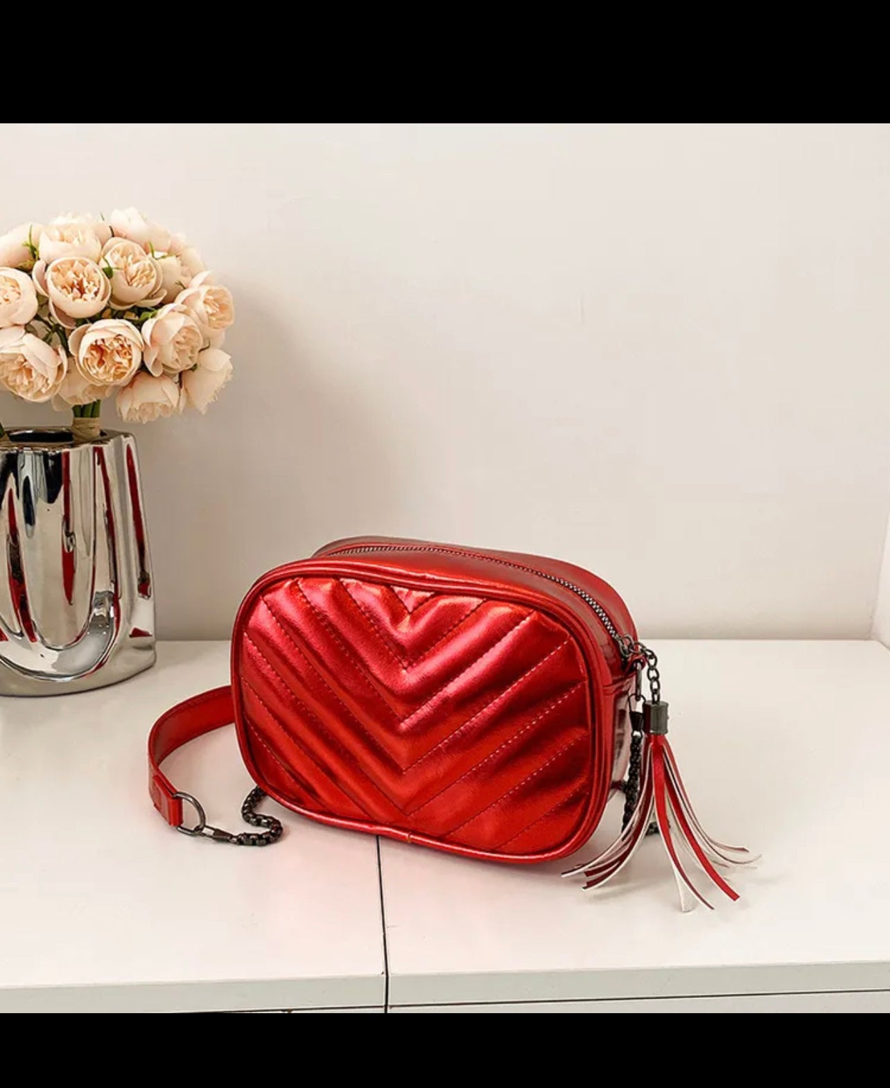 Metallic purse