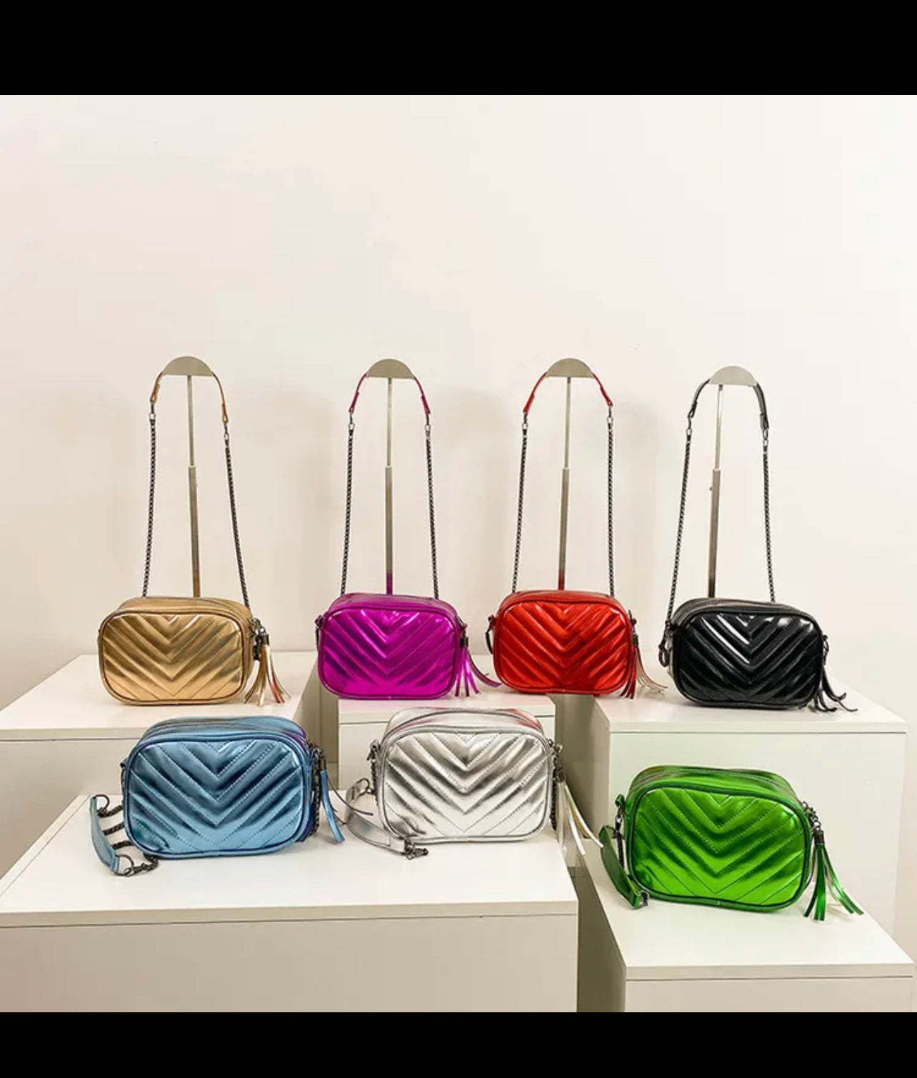 Metallic purse
