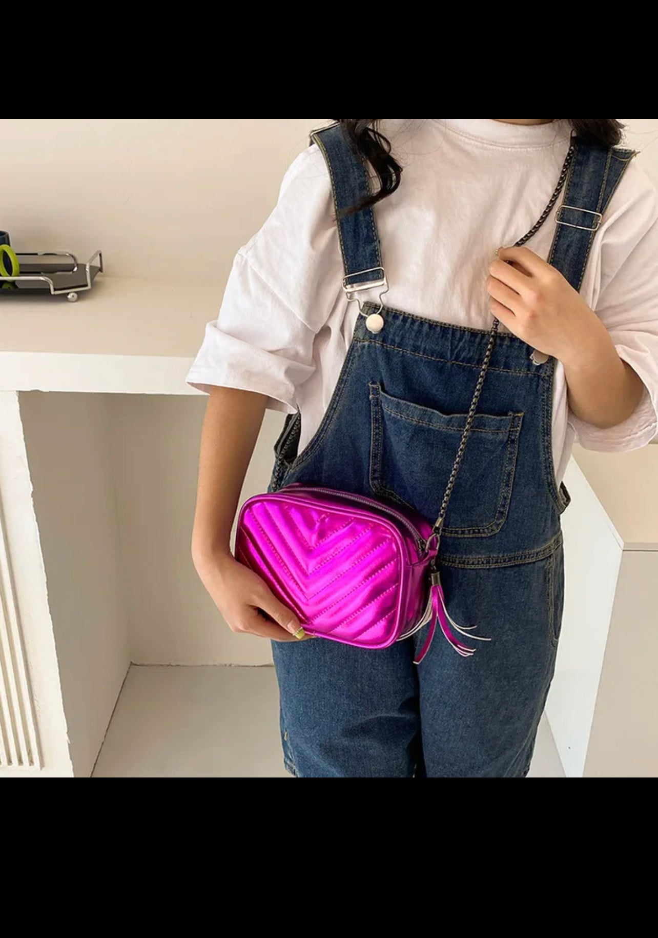 Metallic purse
