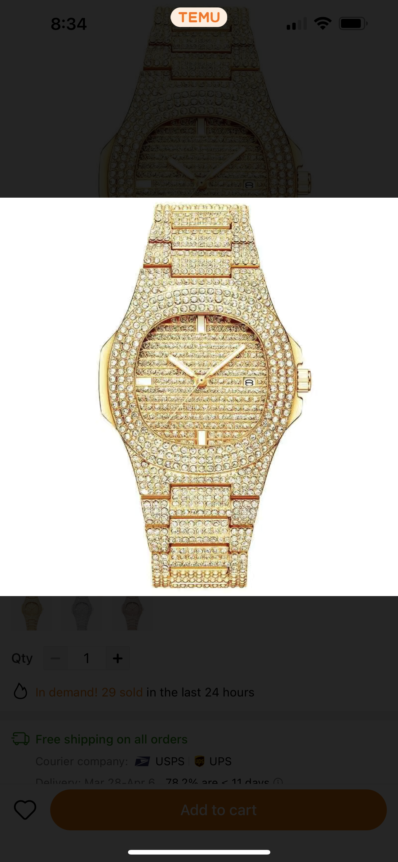 Diamond watch