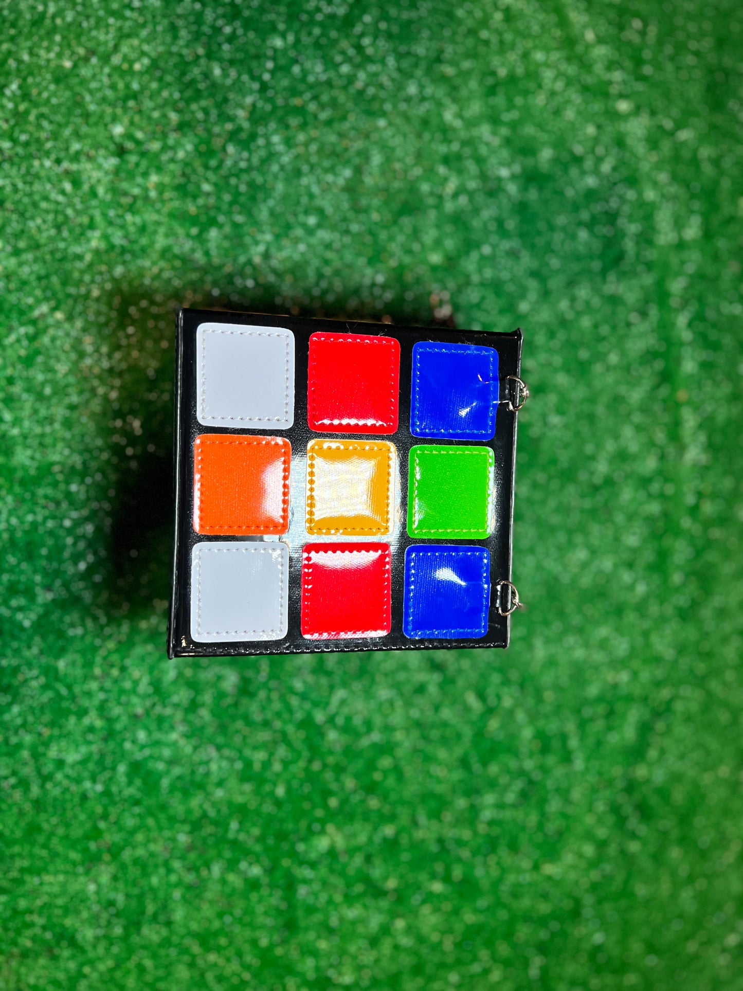 Rubix cube purse