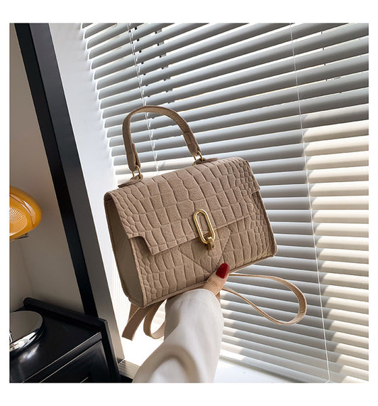 purse with gold latch