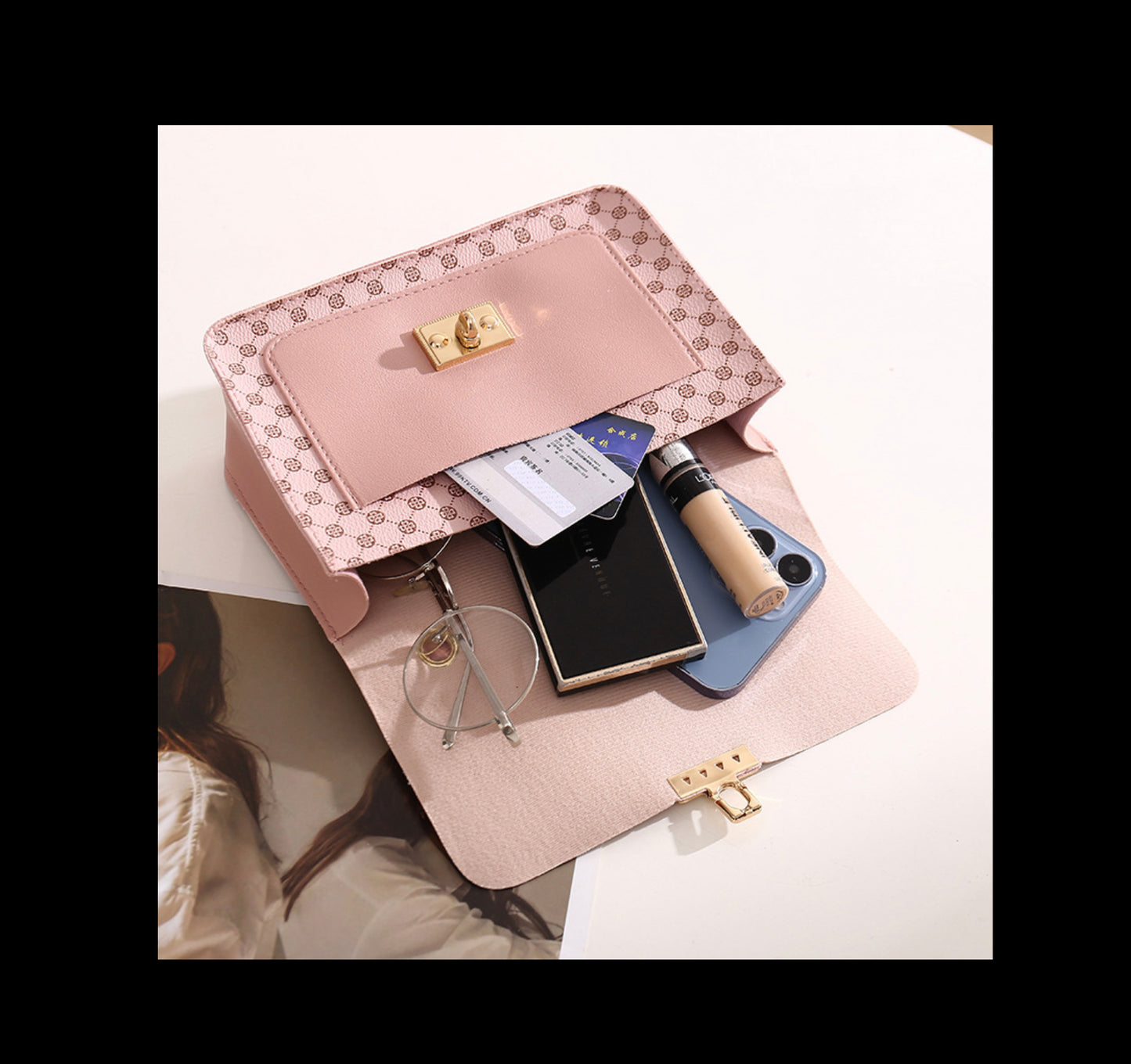 Fur handle bags