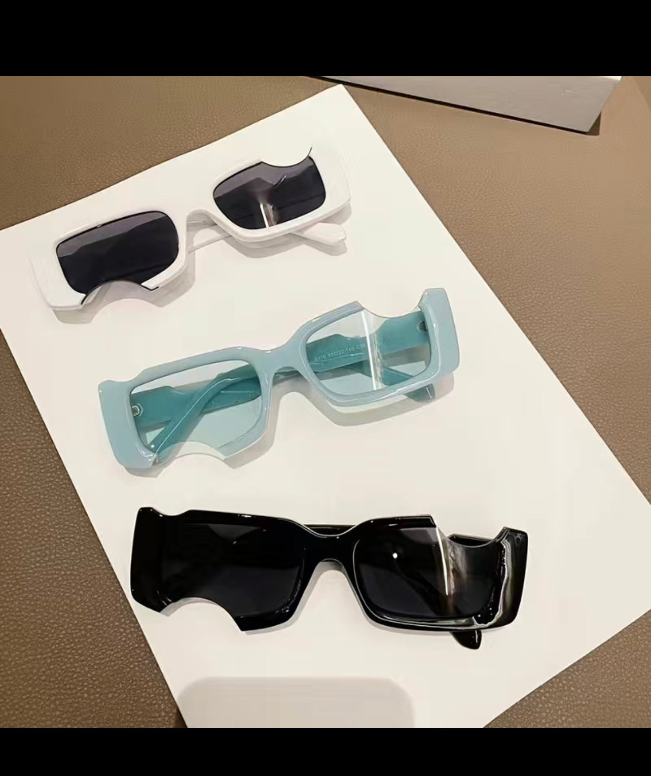 Glasses bitten